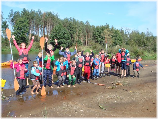 Wycieczka szkolna - Sportowa Osada wrzesień 2012